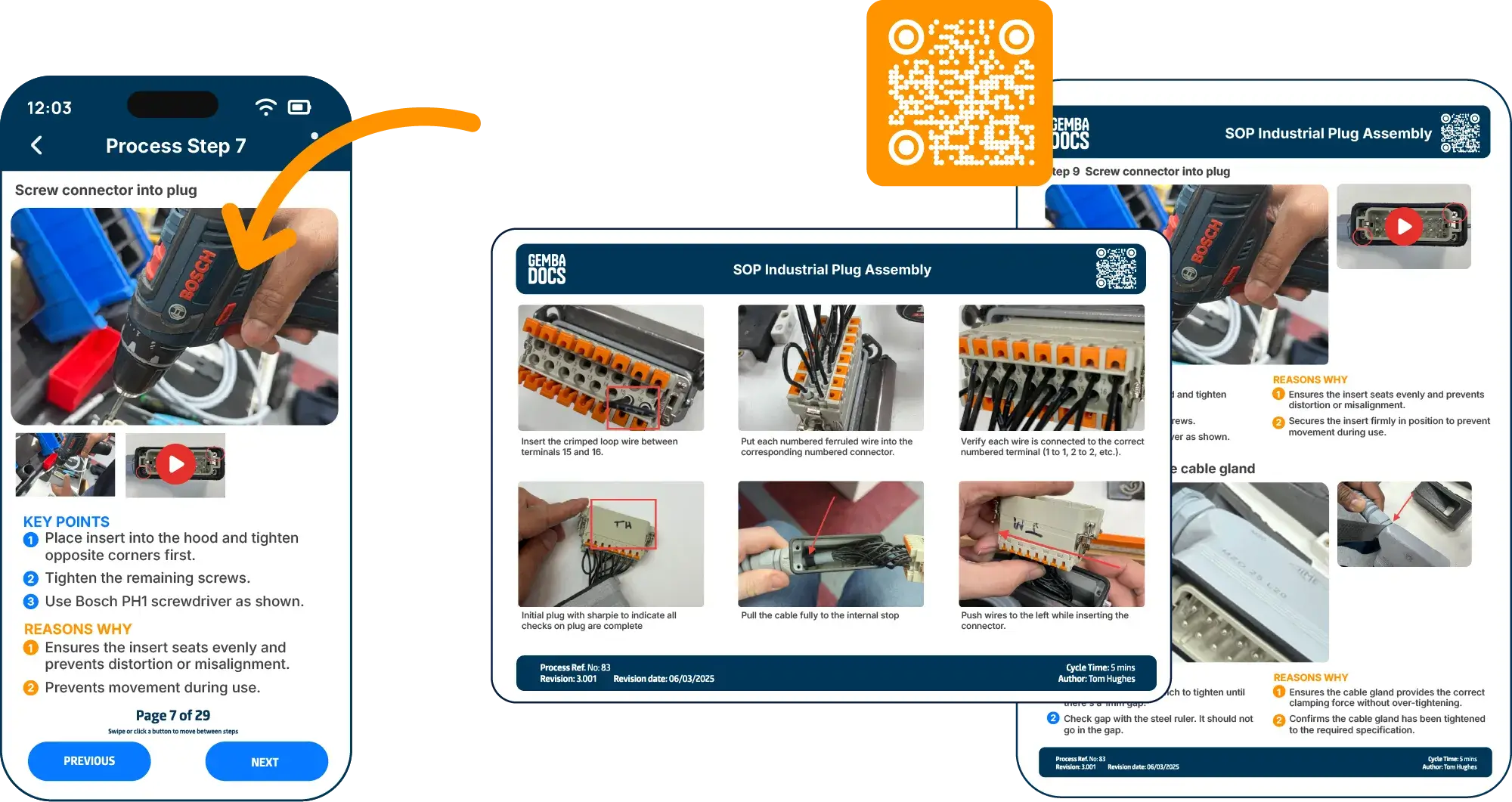 Share, follow and train with live SOPs